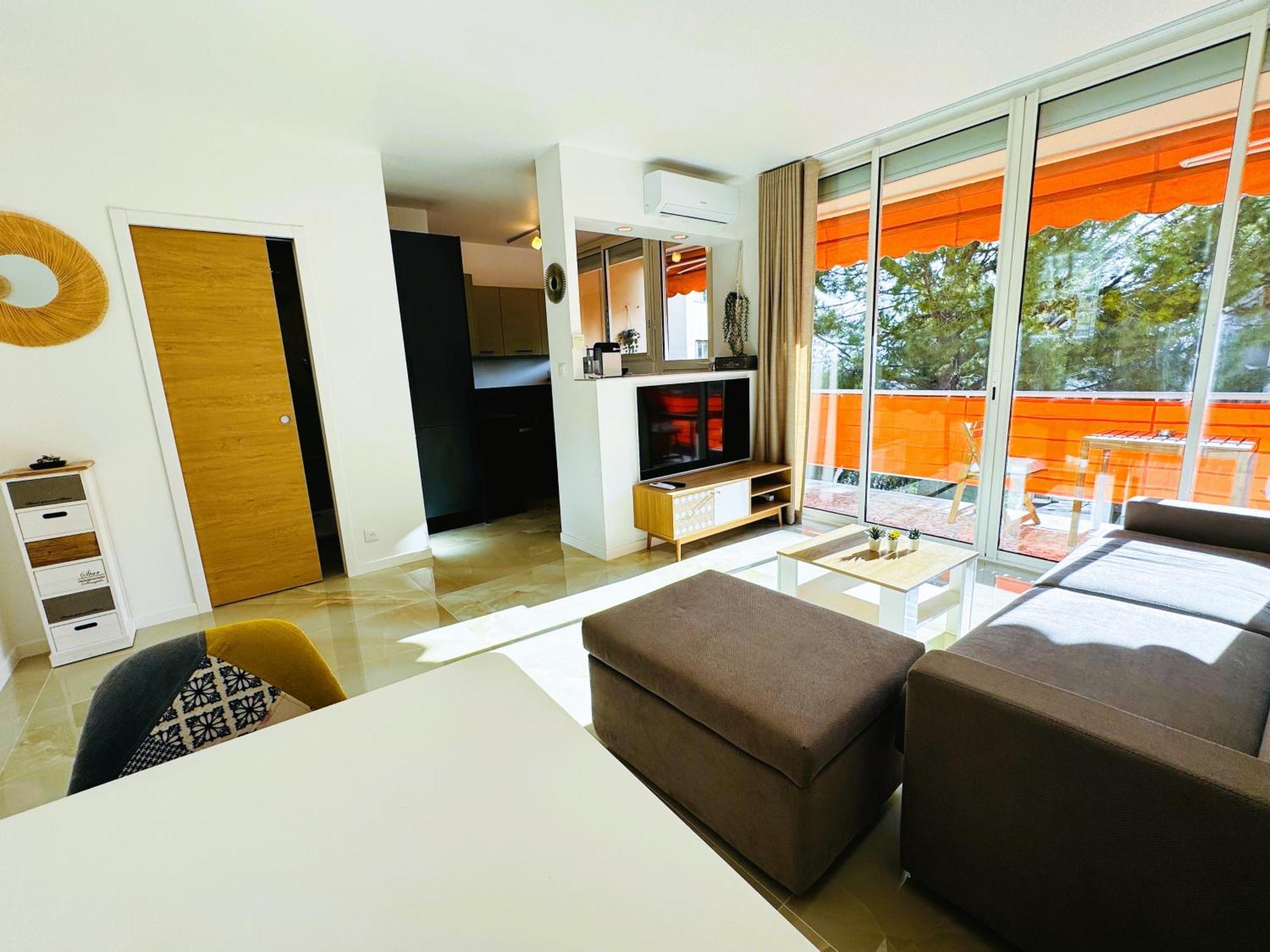 Studio Climatise 600M De La Plage Cagnes-sur-Mer Exterior foto