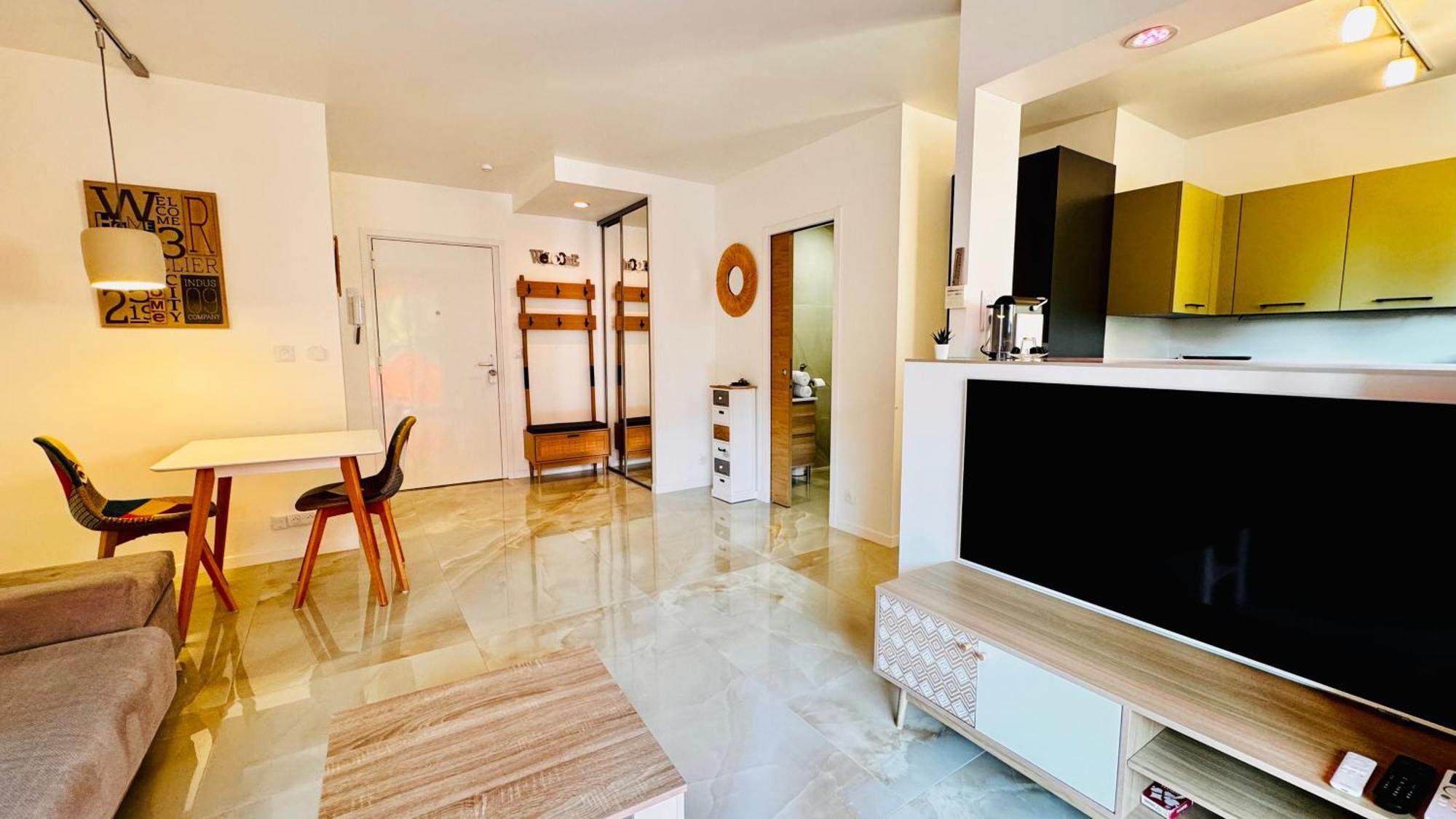 Studio Climatise 600M De La Plage Cagnes-sur-Mer Exterior foto